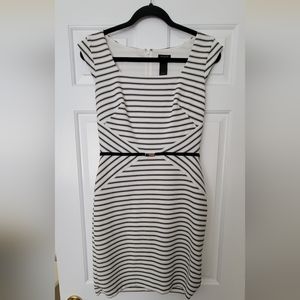 Ann Taylor Striped Dress: Size 0